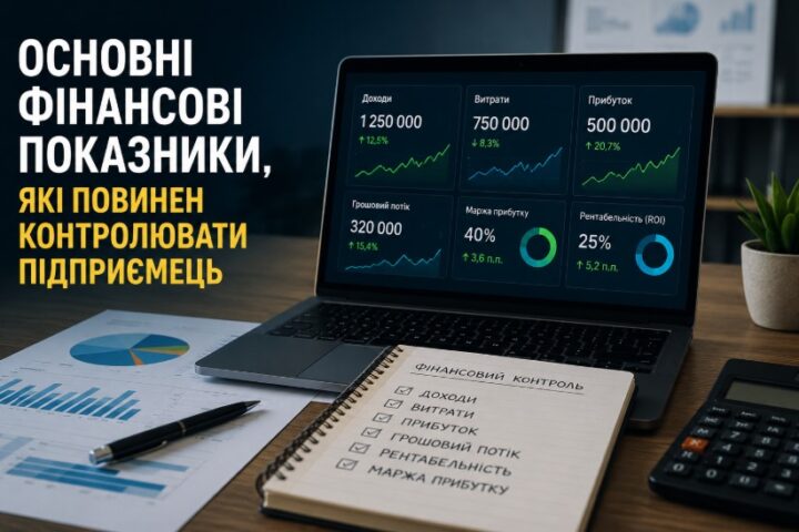 Основні фінансові показники, які повинен контролювати підприємець