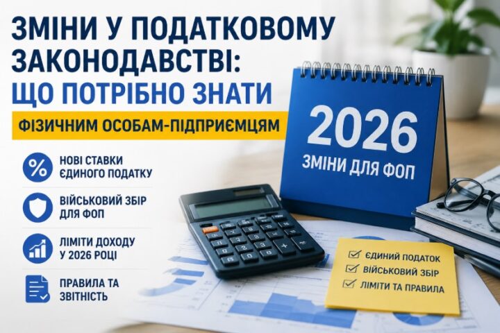 Зміни у податковому законодавстві