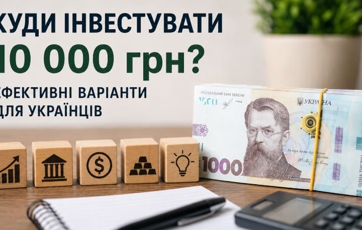 Куди інвестувати 10 000 грн в Україні