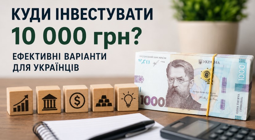 Куди інвестувати 10 000 грн в Україні