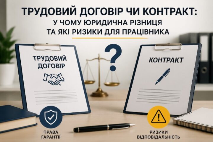 Трудовий договір чи контракт