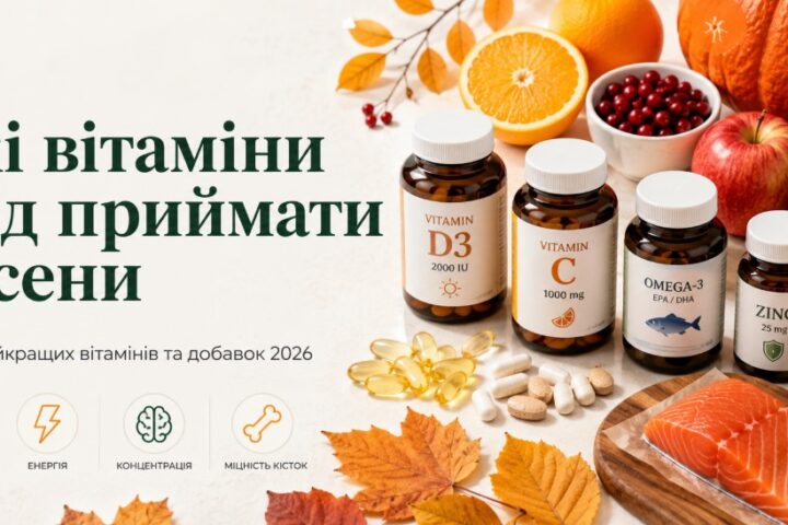 Які вітаміни слід приймати восени
