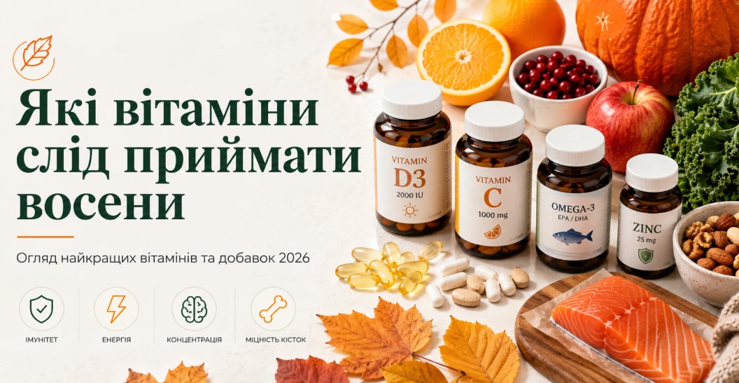 Які вітаміни слід приймати восени