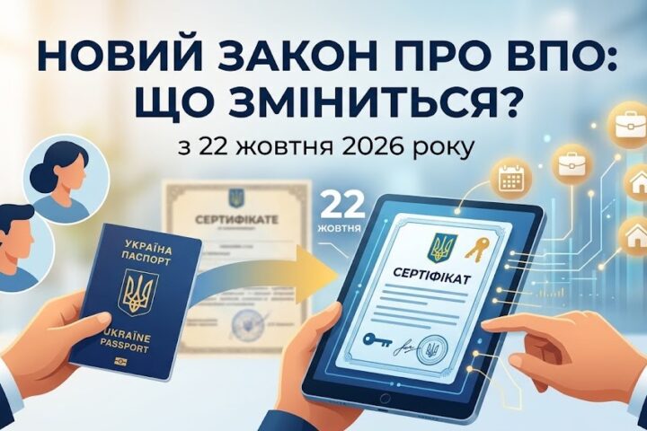 Новий Закон про ВПО