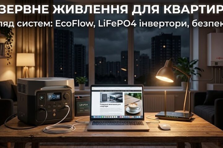 Резервне живлення для квартири