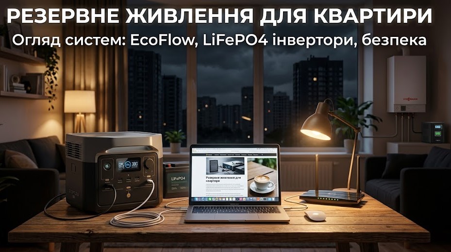 Резервне живлення для квартири