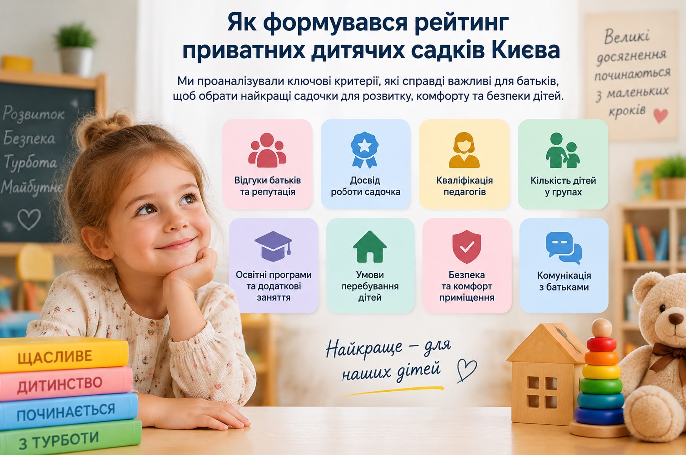 Як формувався рейтинг приватних дитячих садків Києва