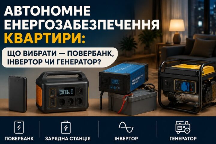 Автономне енергозабезпечення квартири