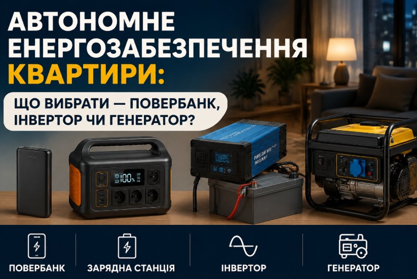 Автономне енергозабезпечення квартири