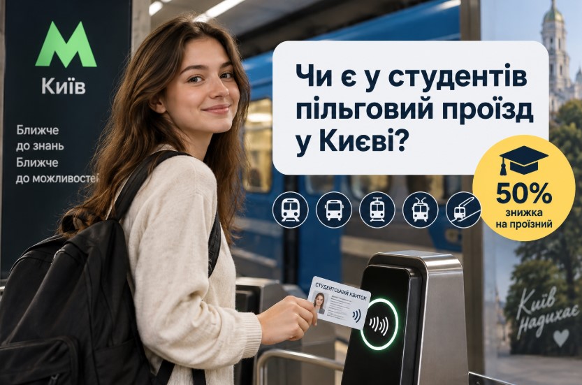 Чи є у студентів пільговий проїзд у Києві