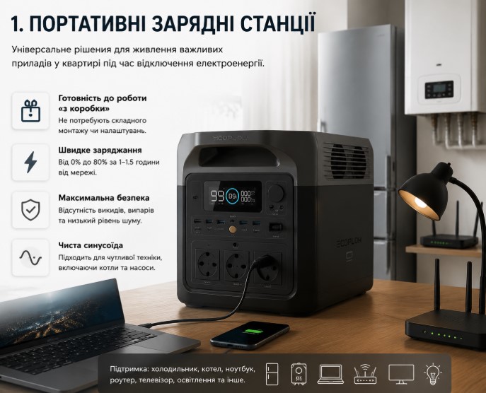 Портативні зарядні станції