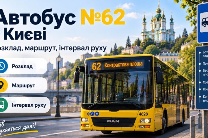 Автобус №62 у Києві