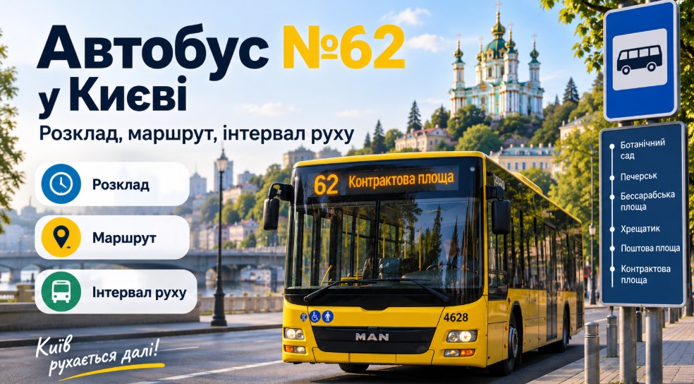 Автобус №62 у Києві