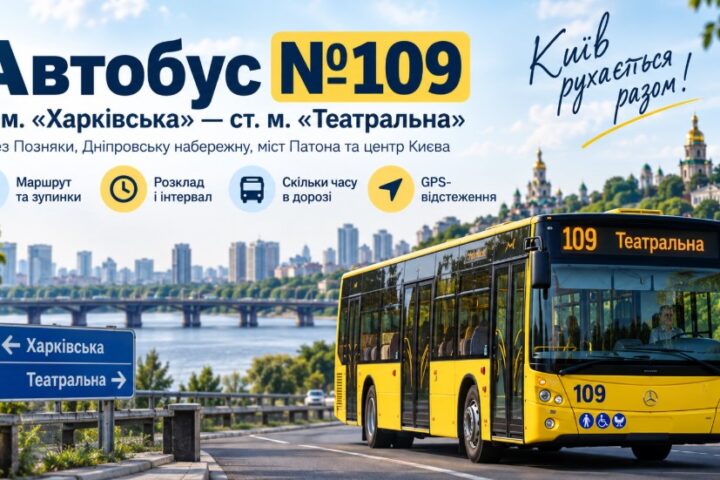 Автобус №109 у Києві