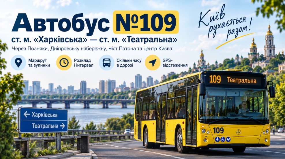 Автобус №109 у Києві