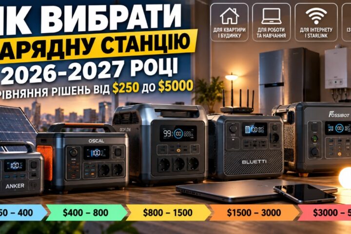 Як вибрати зарядну станцію у 2026-2027 році