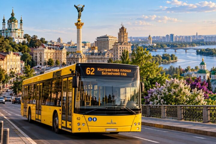 Автобус №62 у Києві