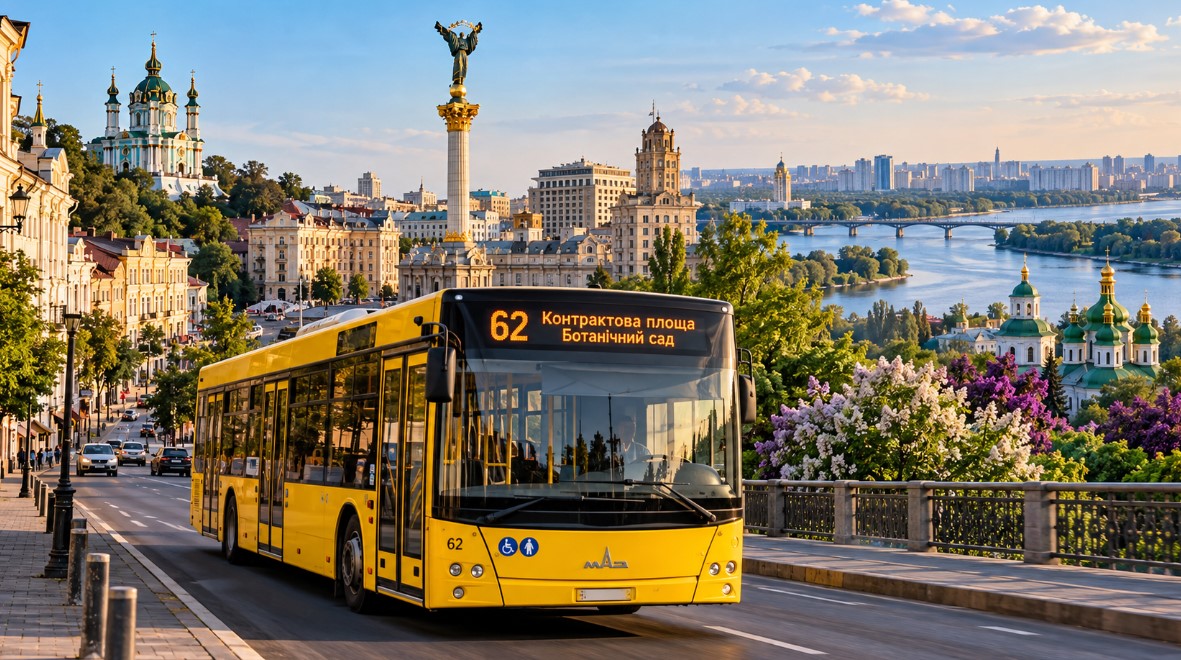 Автобус №62 у Києві