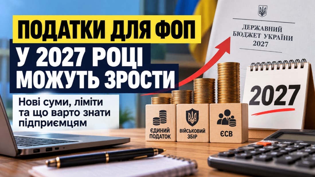 Податки для ФОП у 2027 році можуть зрости