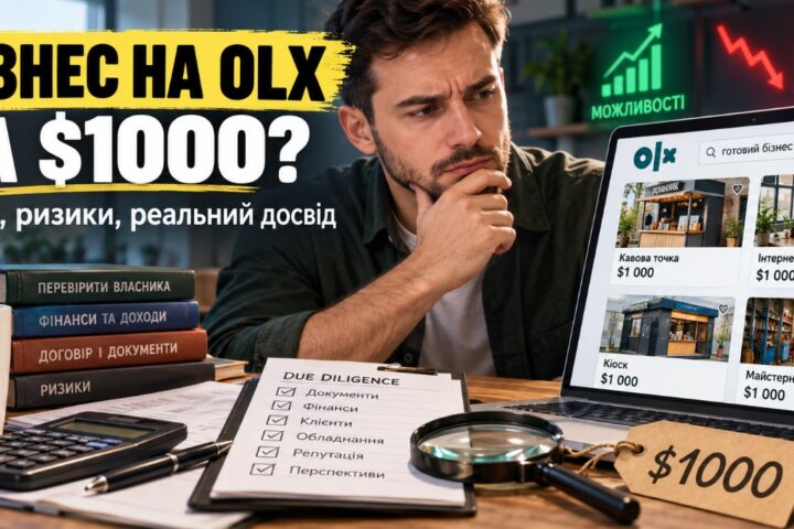 Купівля готового бізнесу на OLX за $1000